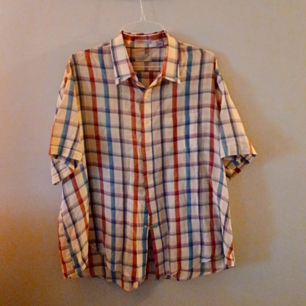 Wedgefield Big & Tall Button Down Shirt 3XL